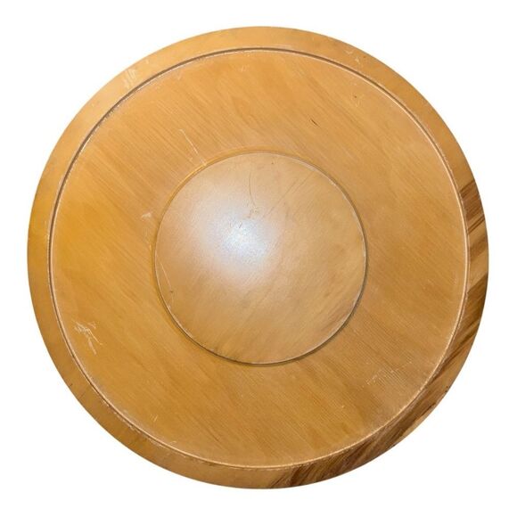 Over & Back Options Lazy Susan 6 Piece Set Acacia Green Yellow MCM EUC - Picture 3 of 4